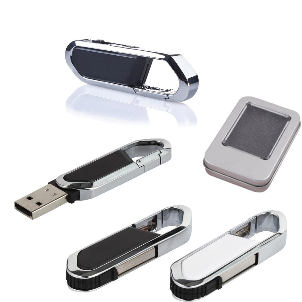 16 GB Metal Plastik Anahtarlık USB Bellek  - 7284